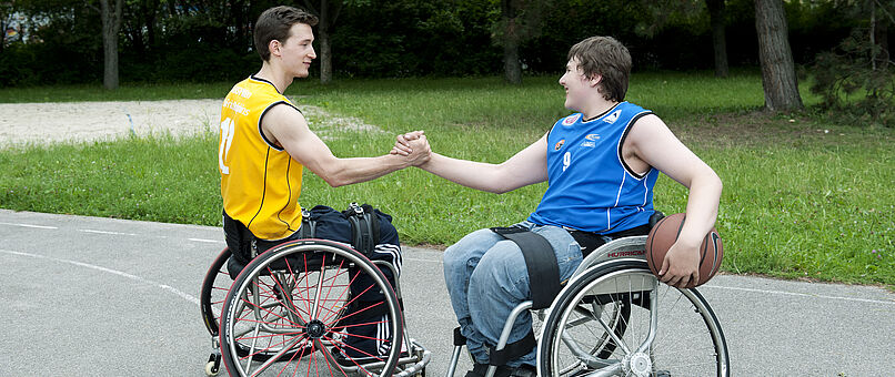 Bild Rollstuhlbasketball